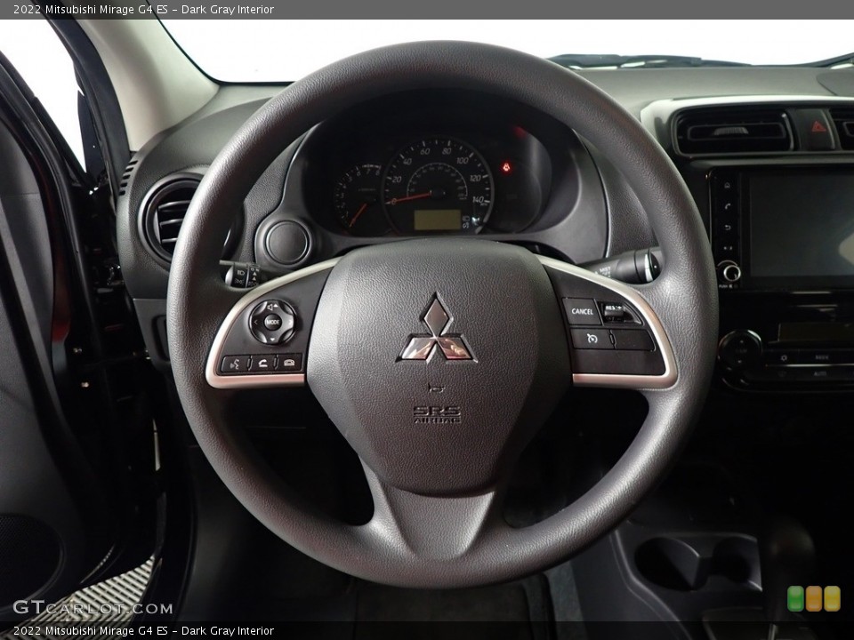 Dark Gray Interior Steering Wheel for the 2022 Mitsubishi Mirage G4 ES #144907641