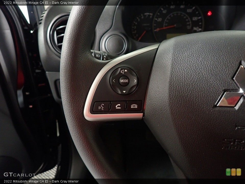Dark Gray Interior Steering Wheel for the 2022 Mitsubishi Mirage G4 ES #144907680