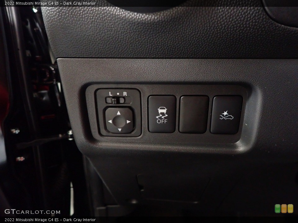 Dark Gray Interior Controls for the 2022 Mitsubishi Mirage G4 ES #144907718