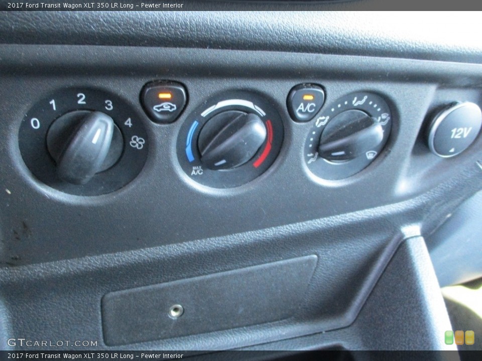 Pewter Interior Controls for the 2017 Ford Transit Wagon XLT 350 LR Long #144909372
