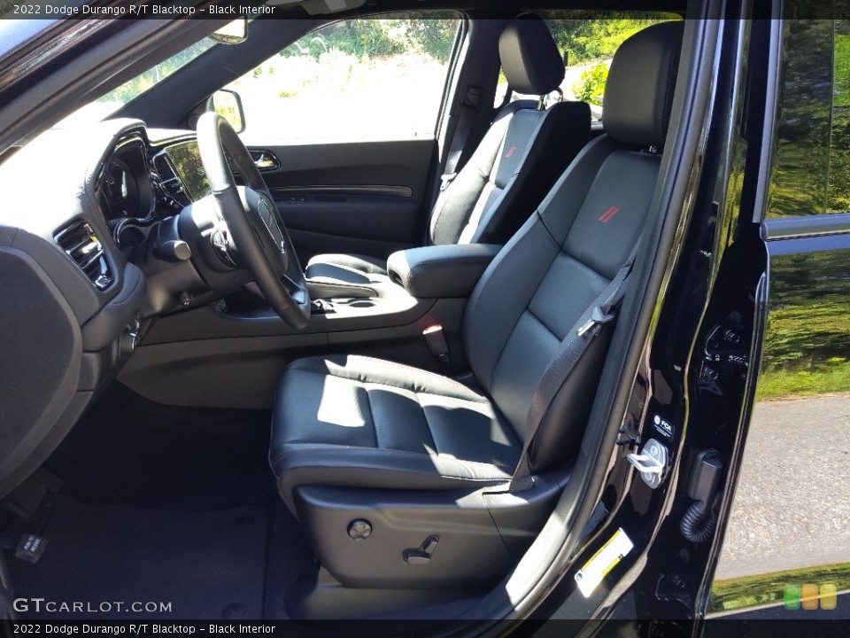Black Interior Front Seat for the 2022 Dodge Durango R/T Blacktop #144910758