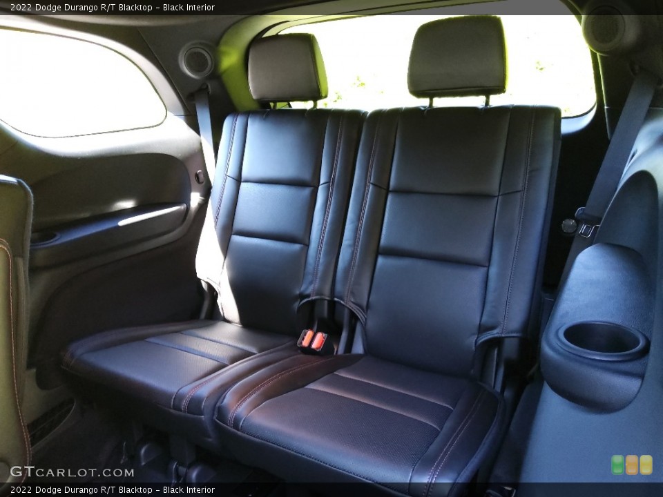 Black Interior Rear Seat for the 2022 Dodge Durango R/T Blacktop #144910803