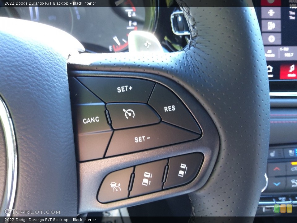 Black Interior Steering Wheel for the 2022 Dodge Durango R/T Blacktop #144910857