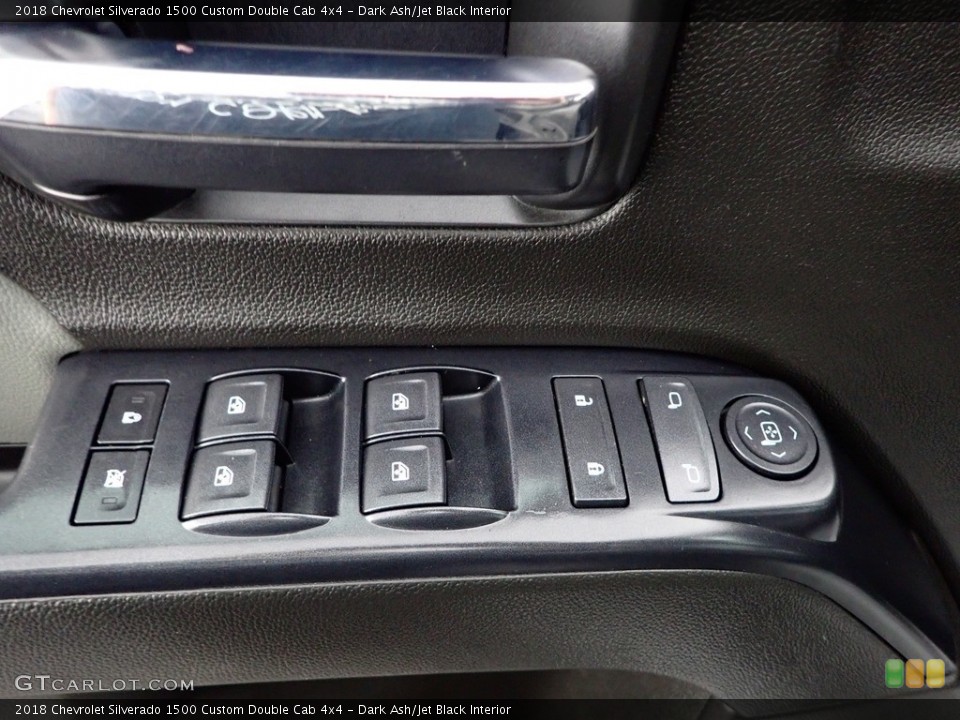 Dark Ash/Jet Black Interior Door Panel for the 2018 Chevrolet Silverado 1500 Custom Double Cab 4x4 #144912895