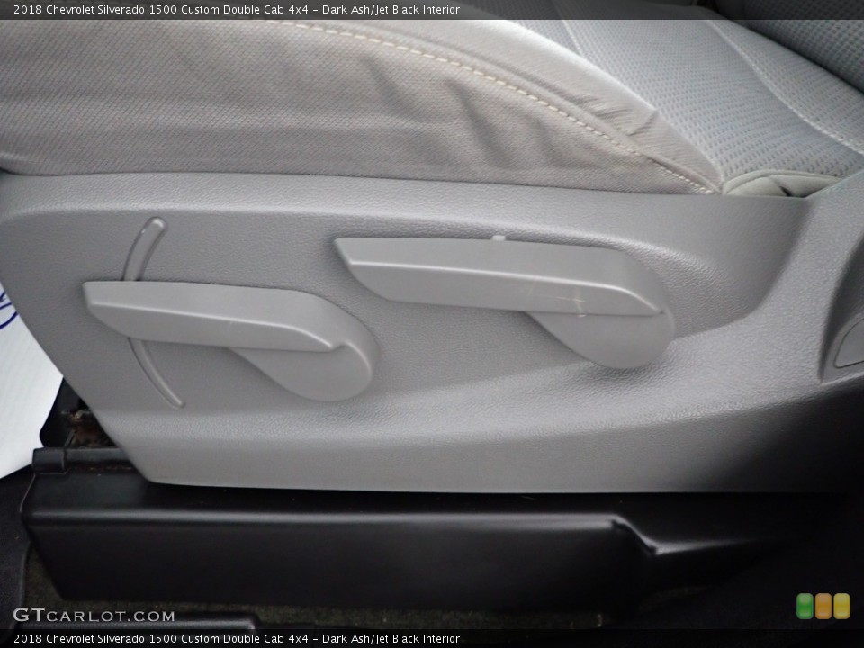 Dark Ash/Jet Black Interior Front Seat for the 2018 Chevrolet Silverado 1500 Custom Double Cab 4x4 #144912922