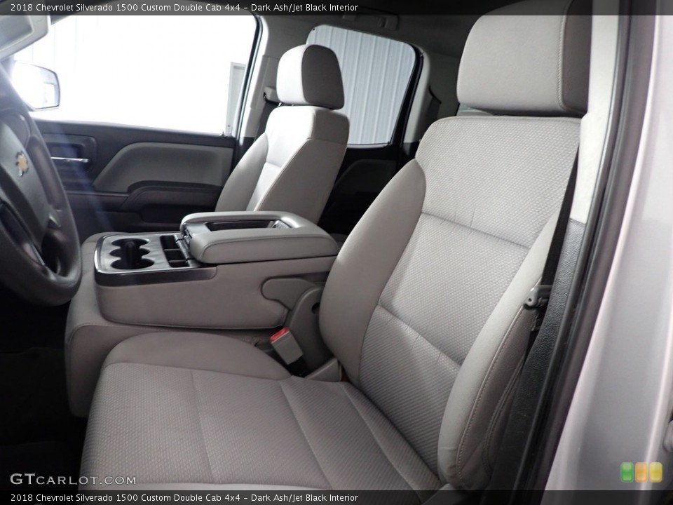 Dark Ash/Jet Black Interior Front Seat for the 2018 Chevrolet Silverado 1500 Custom Double Cab 4x4 #144912940