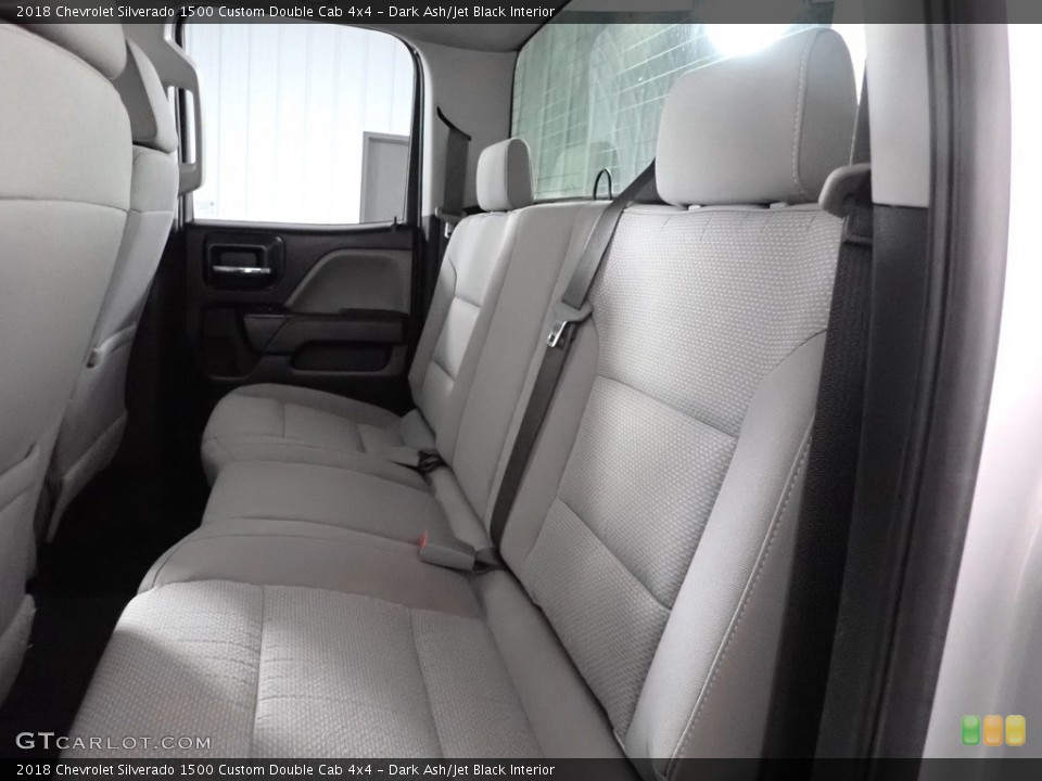 Dark Ash/Jet Black Interior Rear Seat for the 2018 Chevrolet Silverado 1500 Custom Double Cab 4x4 #144913159