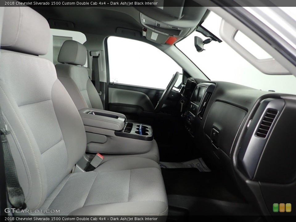 Dark Ash/Jet Black Interior Front Seat for the 2018 Chevrolet Silverado 1500 Custom Double Cab 4x4 #144913234