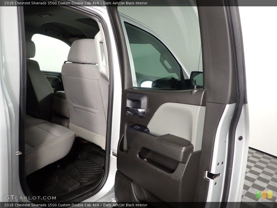 Dark Ash/Jet Black Interior Door Panel for the 2018 Chevrolet Silverado 1500 Custom Double Cab 4x4 #144913273
