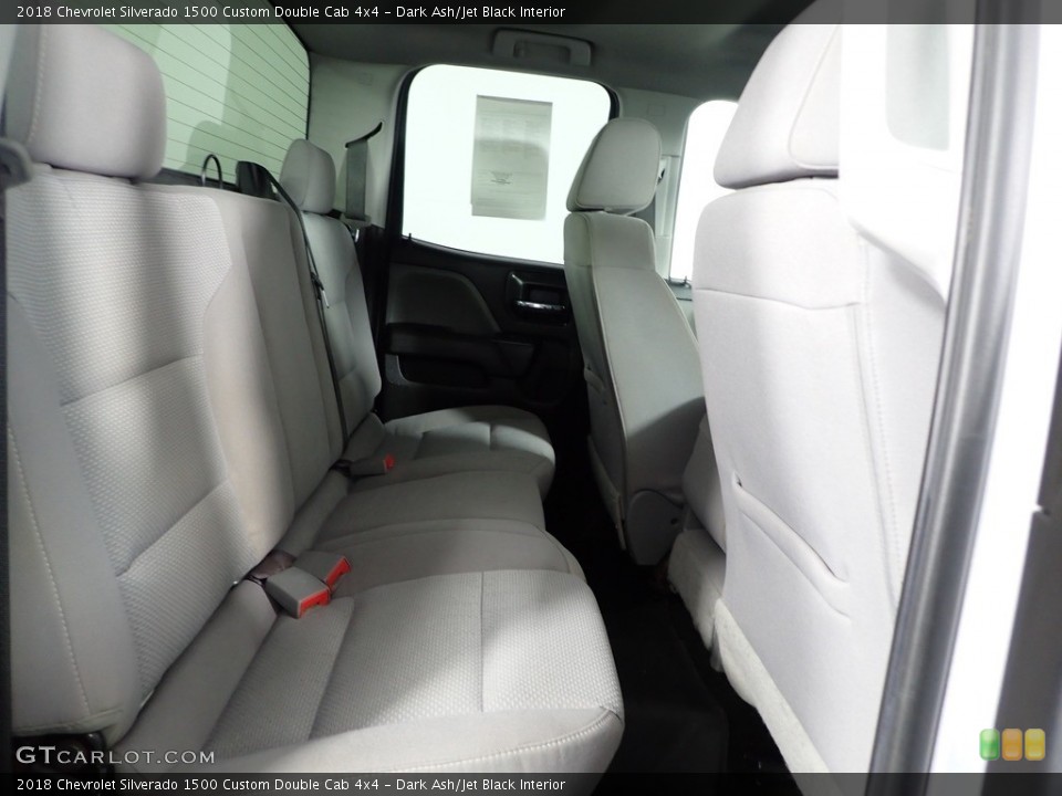 Dark Ash/Jet Black Interior Rear Seat for the 2018 Chevrolet Silverado 1500 Custom Double Cab 4x4 #144913294