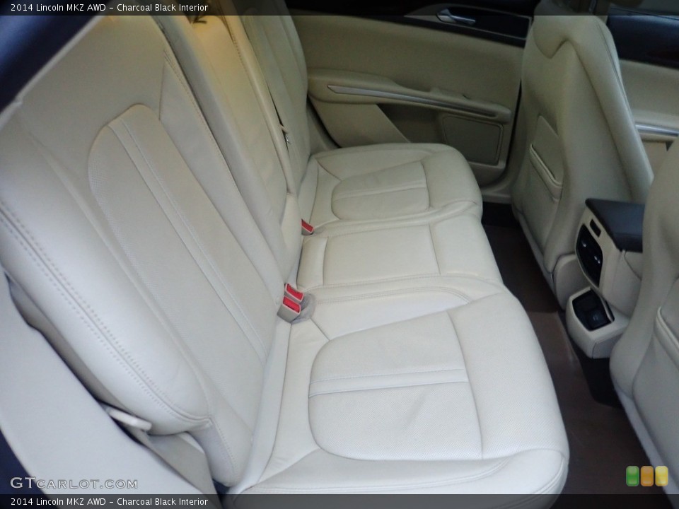 Charcoal Black Interior Rear Seat for the 2014 Lincoln MKZ AWD #144914449
