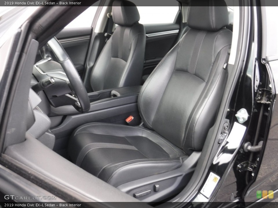 Black Interior Photo for the 2019 Honda Civic EX-L Sedan #144914647