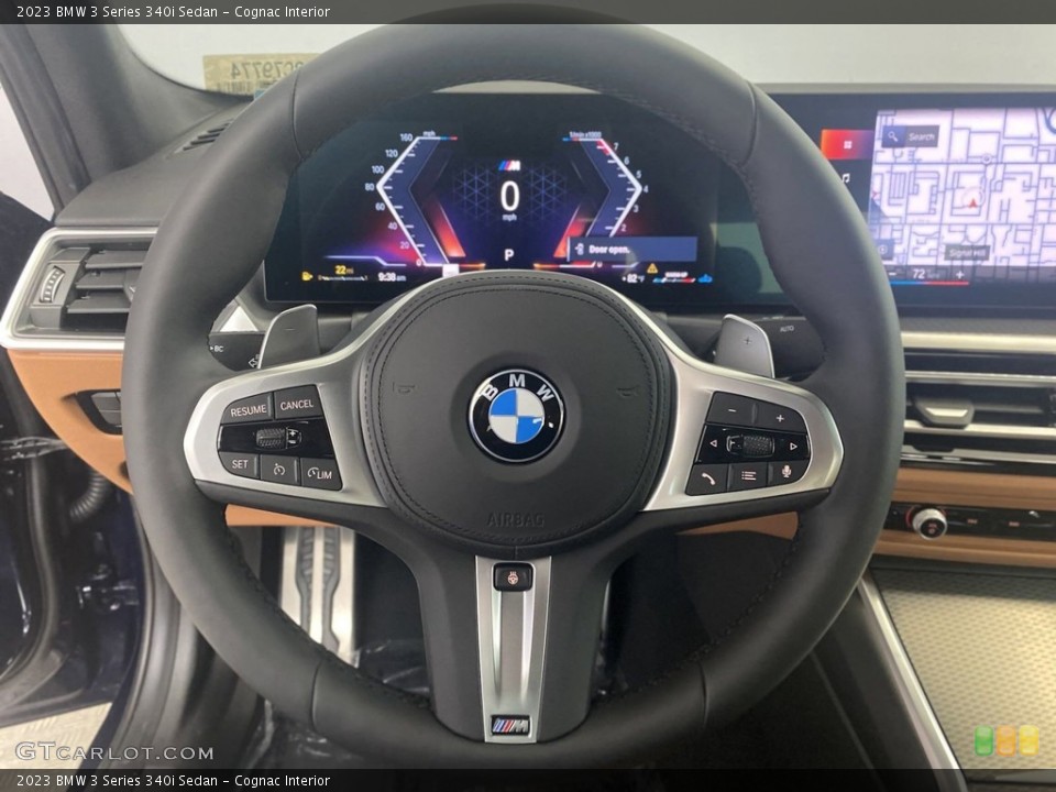 Cognac Interior Steering Wheel for the 2023 BMW 3 Series 340i Sedan #144915973