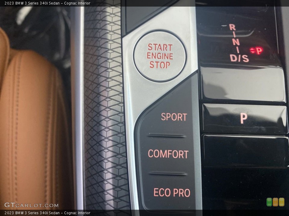 Cognac Interior Controls for the 2023 BMW 3 Series 340i Sedan #144916153