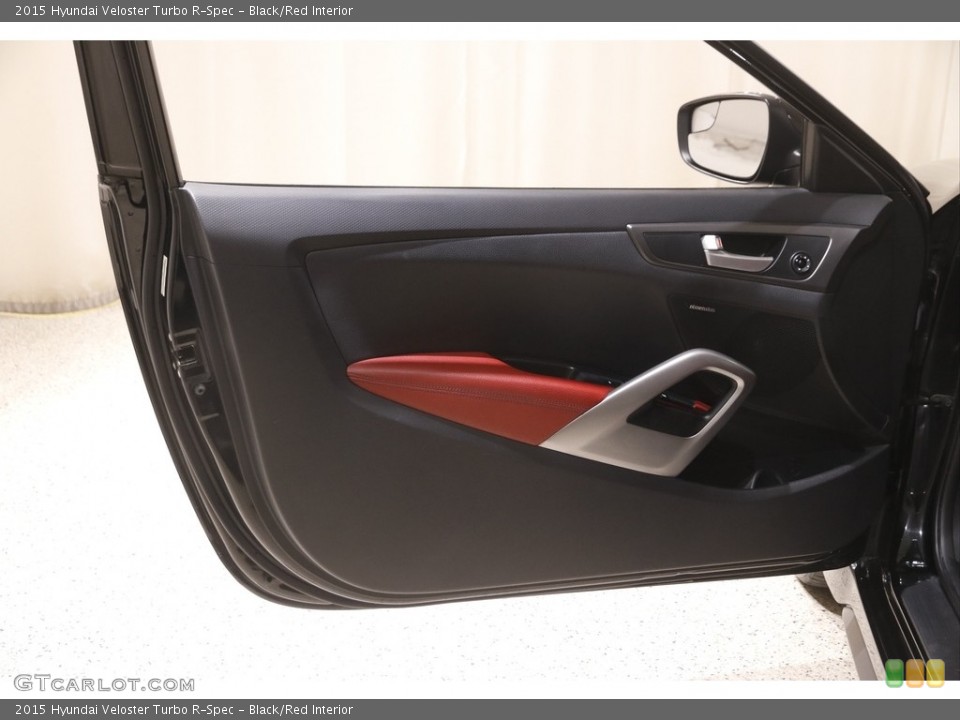 Black/Red Interior Door Panel for the 2015 Hyundai Veloster Turbo R-Spec #144917935