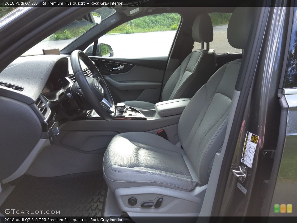 Rock Gray Interior Front Seat for the 2018 Audi Q7 3.0 TFSI Premium Plus quattro #144917950