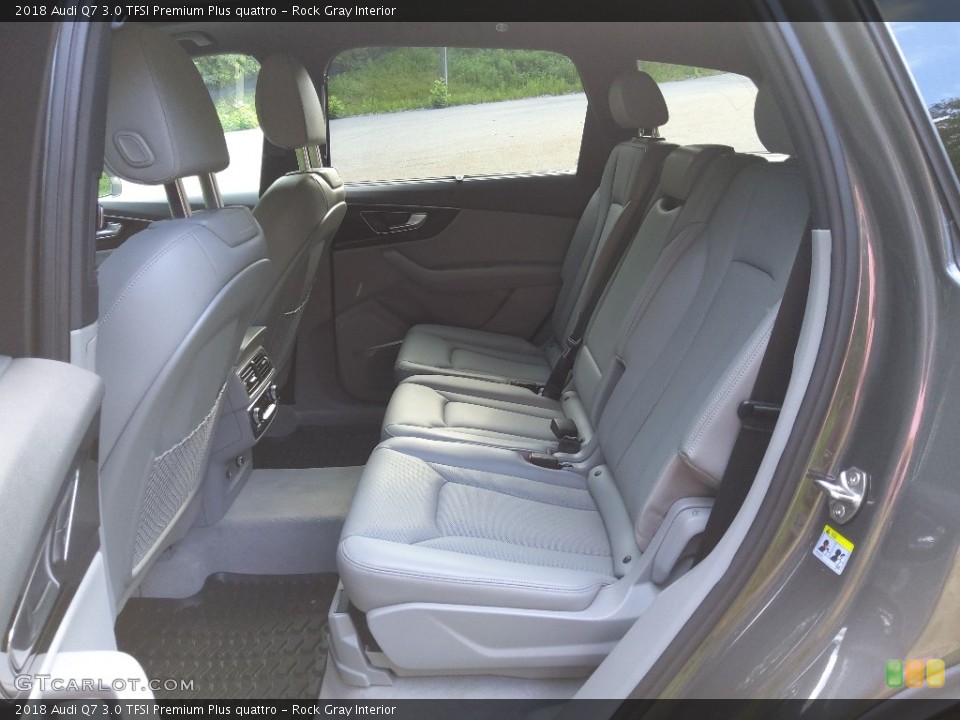 Rock Gray Interior Rear Seat for the 2018 Audi Q7 3.0 TFSI Premium Plus quattro #144917981
