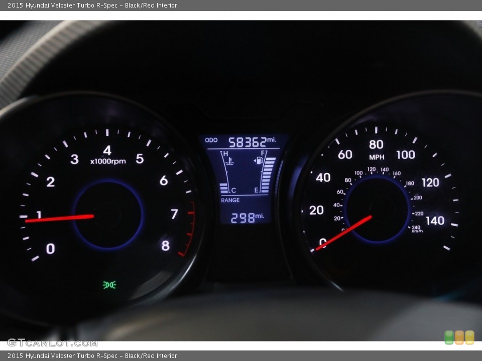Black/Red Interior Gauges for the 2015 Hyundai Veloster Turbo R-Spec #144917989