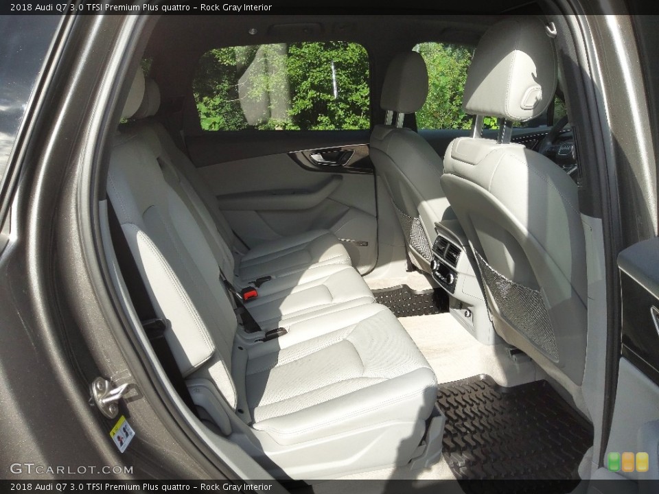 Rock Gray Interior Rear Seat for the 2018 Audi Q7 3.0 TFSI Premium Plus quattro #144918073