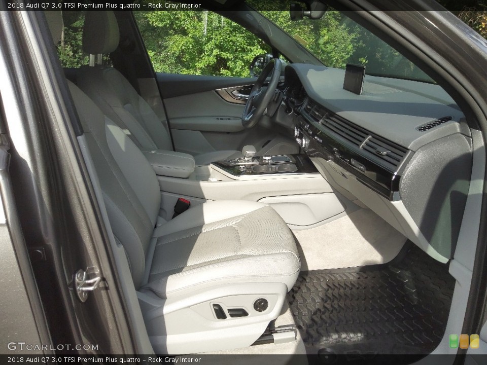 Rock Gray 2018 Audi Q7 Interiors