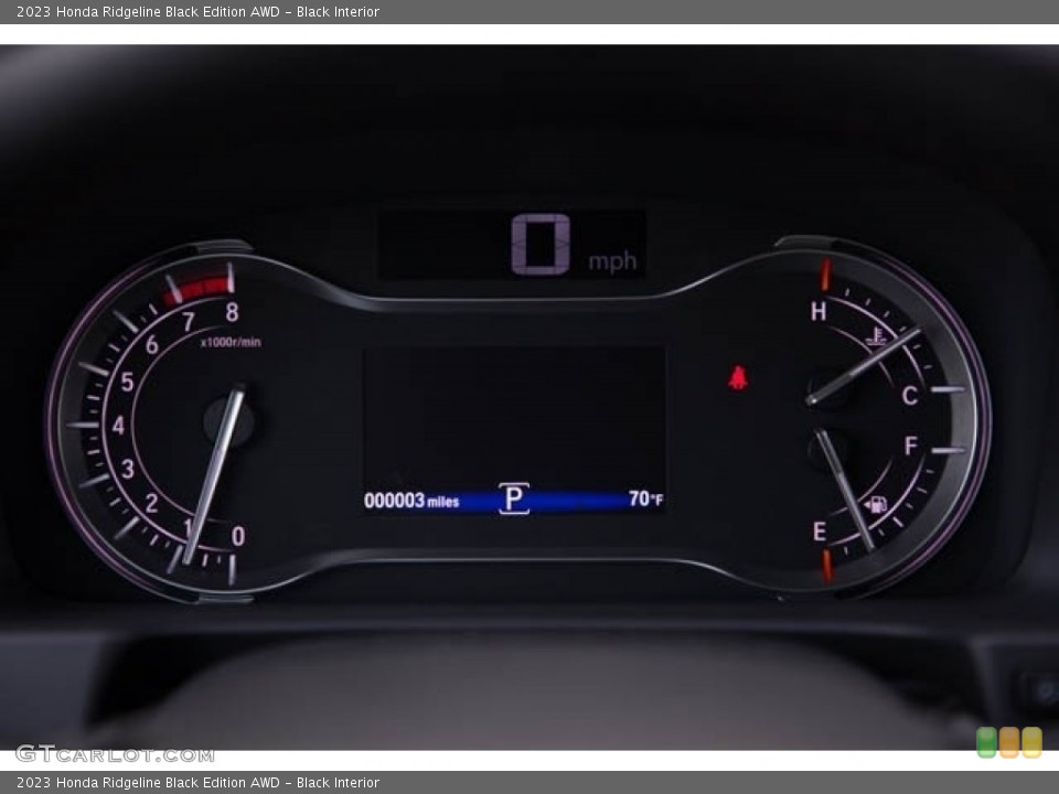 Black Interior Gauges for the 2023 Honda Ridgeline Black Edition AWD #144918262