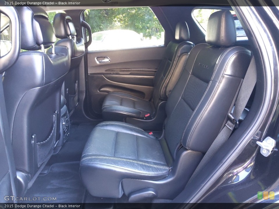 Black Interior Rear Seat for the 2015 Dodge Durango Citadel #144918721
