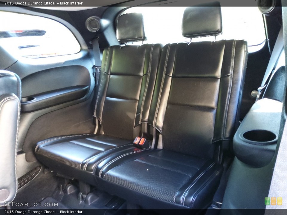 Black Interior Rear Seat for the 2015 Dodge Durango Citadel #144918736