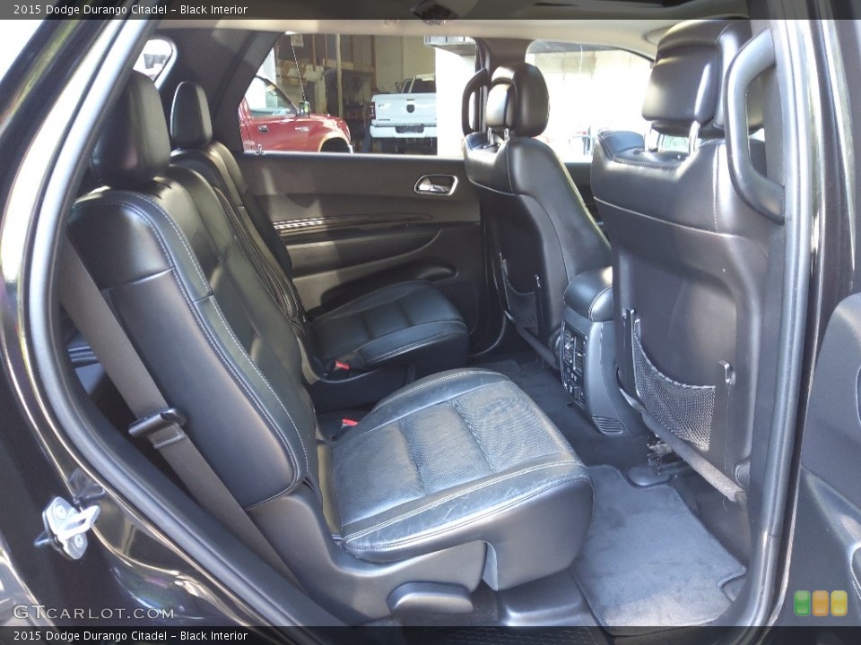 Black Interior Rear Seat for the 2015 Dodge Durango Citadel #144918805