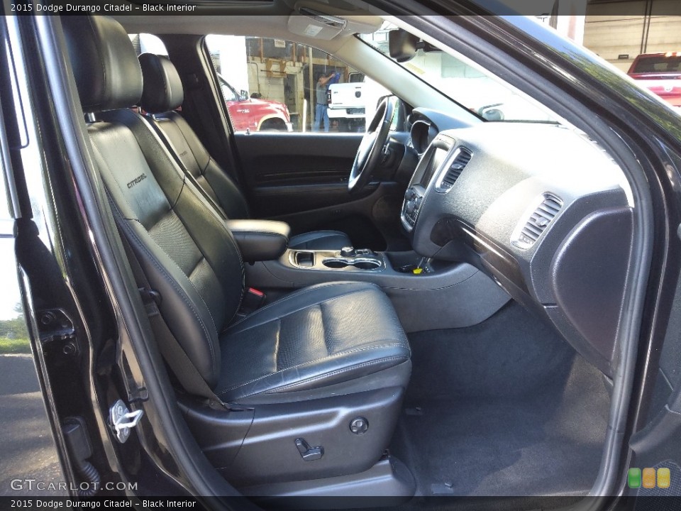Black Interior Front Seat for the 2015 Dodge Durango Citadel #144918823