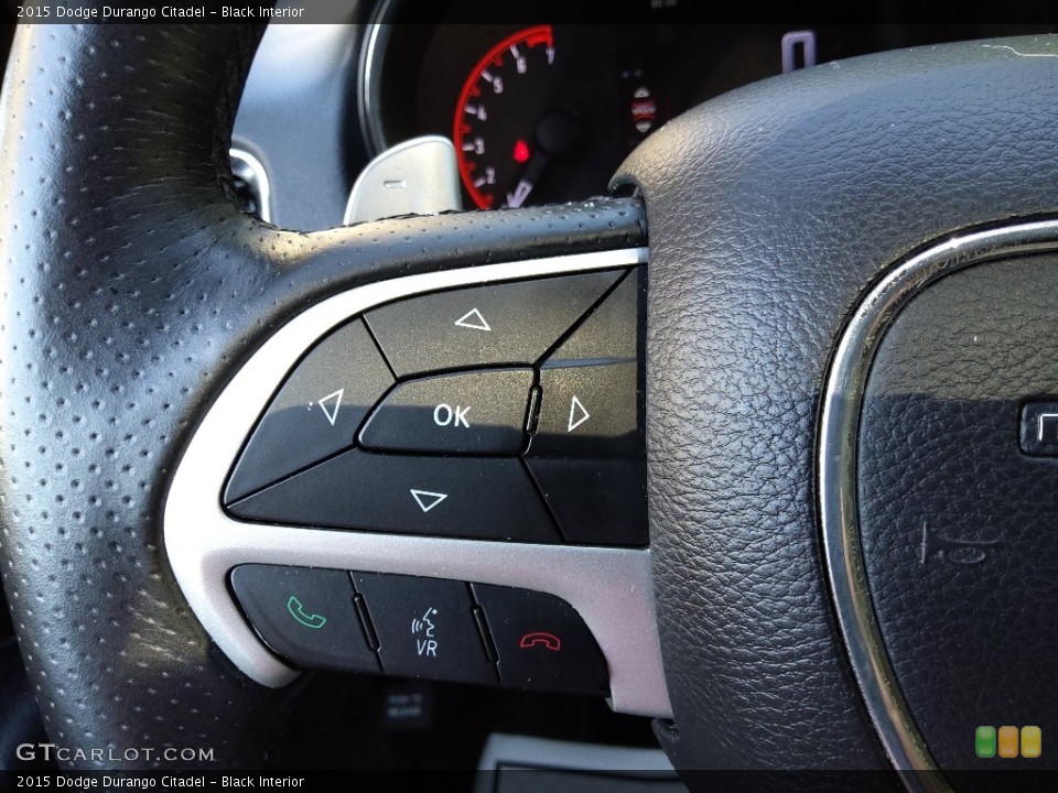 Black Interior Steering Wheel for the 2015 Dodge Durango Citadel #144918838