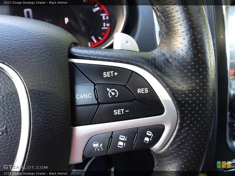 Black Interior Steering Wheel for the 2015 Dodge Durango Citadel #144918856