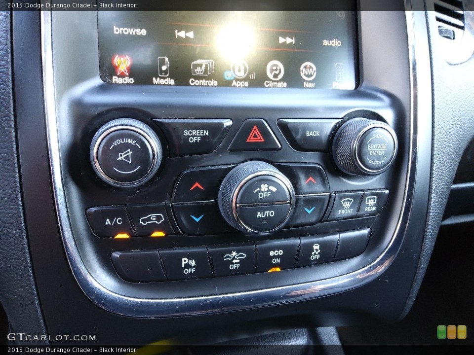 Black Interior Controls for the 2015 Dodge Durango Citadel #144918957