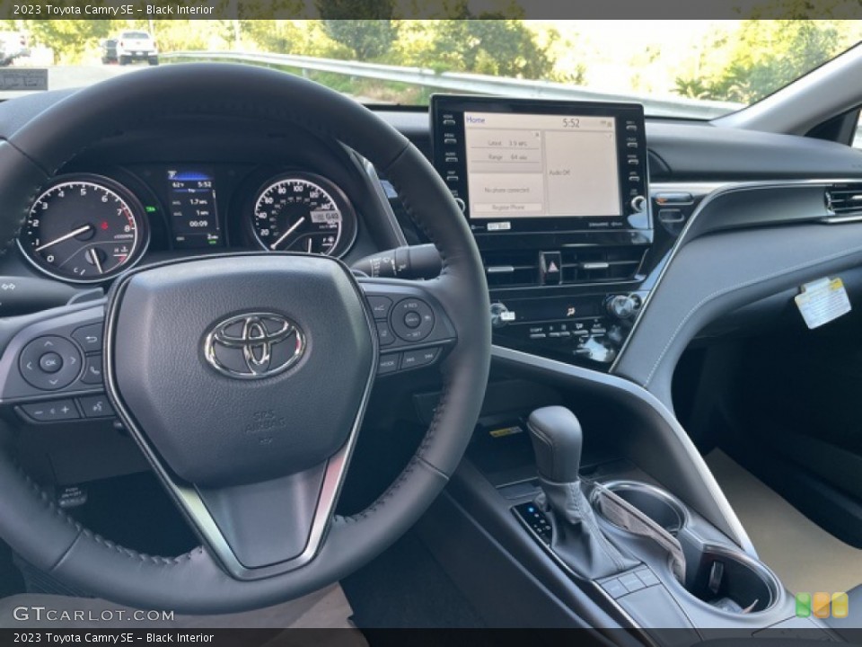 Black Interior Dashboard for the 2023 Toyota Camry SE #144919237