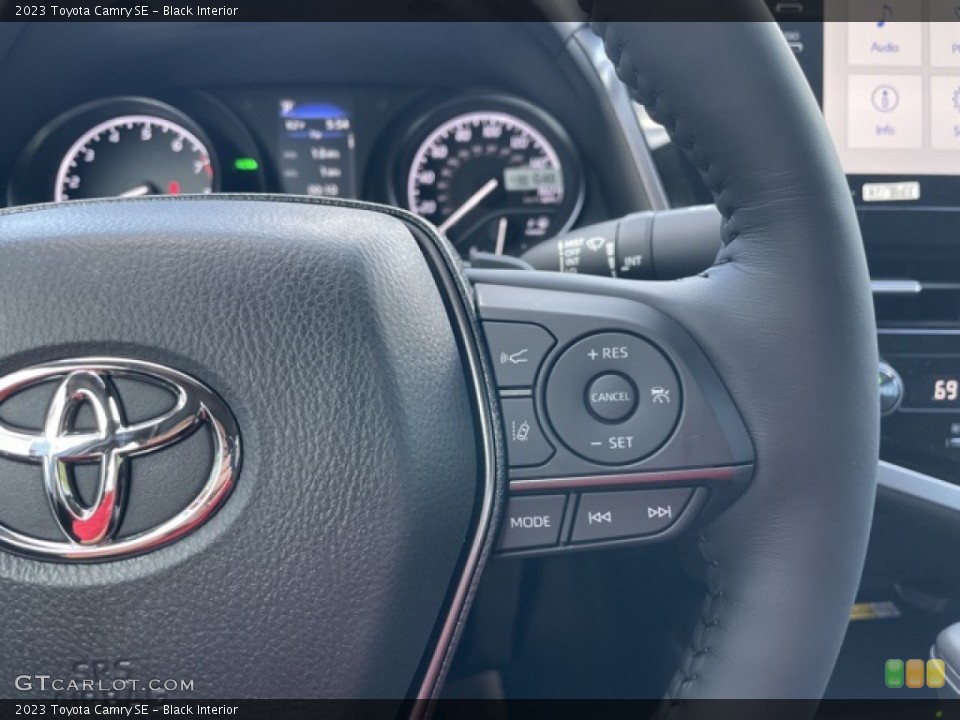 Black Interior Steering Wheel for the 2023 Toyota Camry SE #144919336