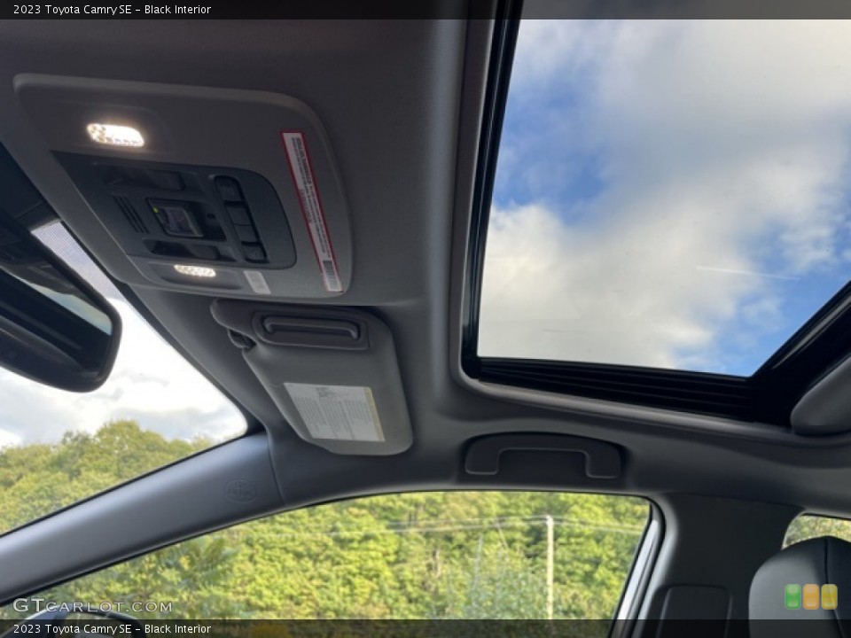 Black Interior Sunroof for the 2023 Toyota Camry SE #144919369