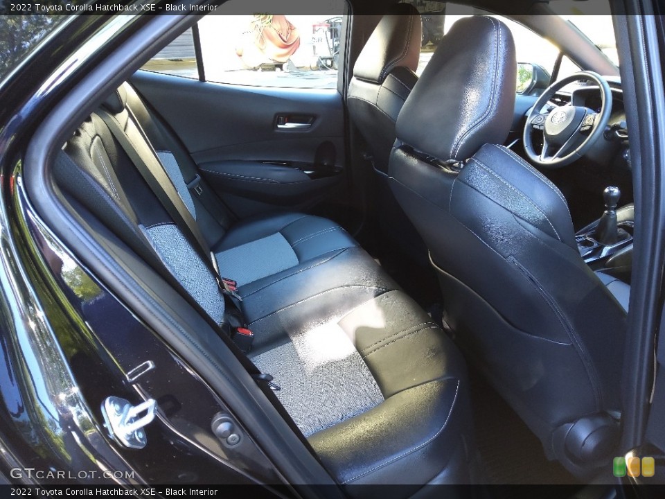 Black Interior Rear Seat for the 2022 Toyota Corolla Hatchback XSE #144920330