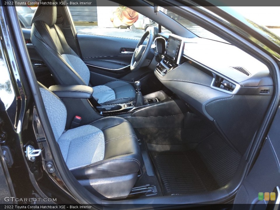 Black Interior Front Seat for the 2022 Toyota Corolla Hatchback XSE #144920355
