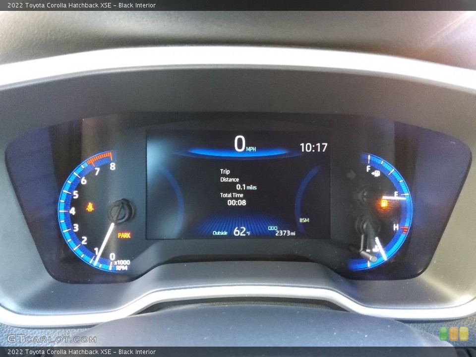Black Interior Gauges for the 2022 Toyota Corolla Hatchback XSE #144920464