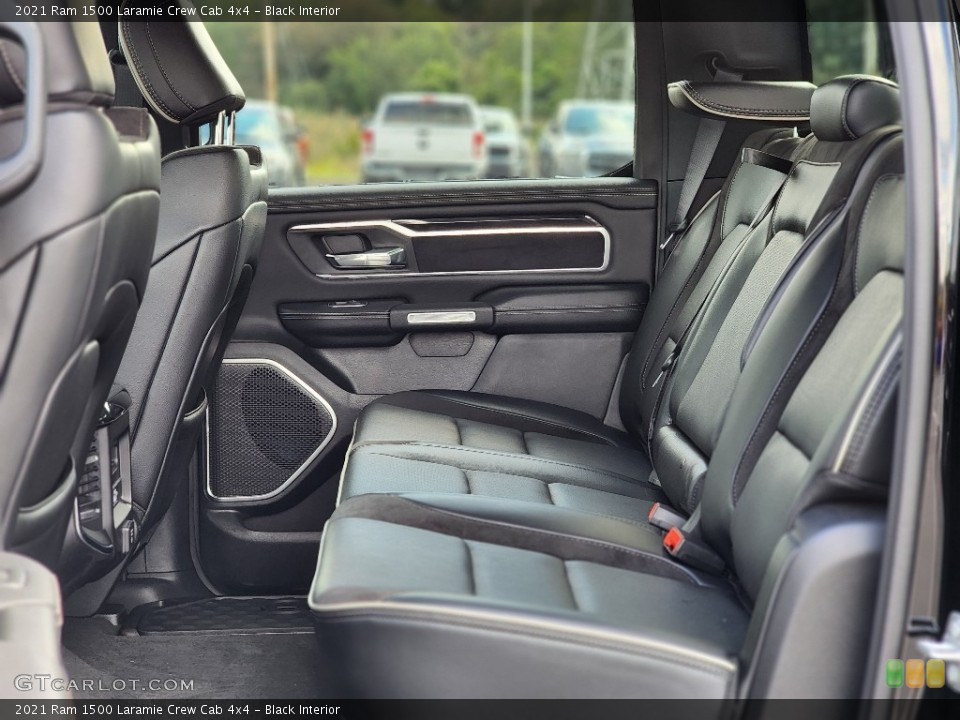 Black Interior Rear Seat for the 2021 Ram 1500 Laramie Crew Cab 4x4 #144920934