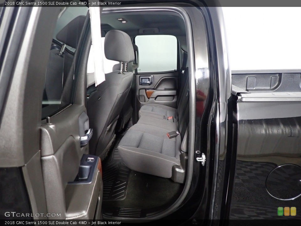 Jet Black Interior Rear Seat for the 2018 GMC Sierra 1500 SLE Double Cab 4WD #144921810