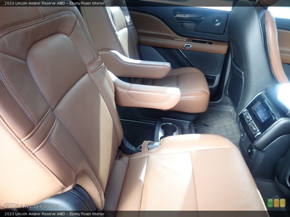 Ebony Roast Interior Rear Seat for the 2020 Lincoln Aviator Reserve AWD #144922962