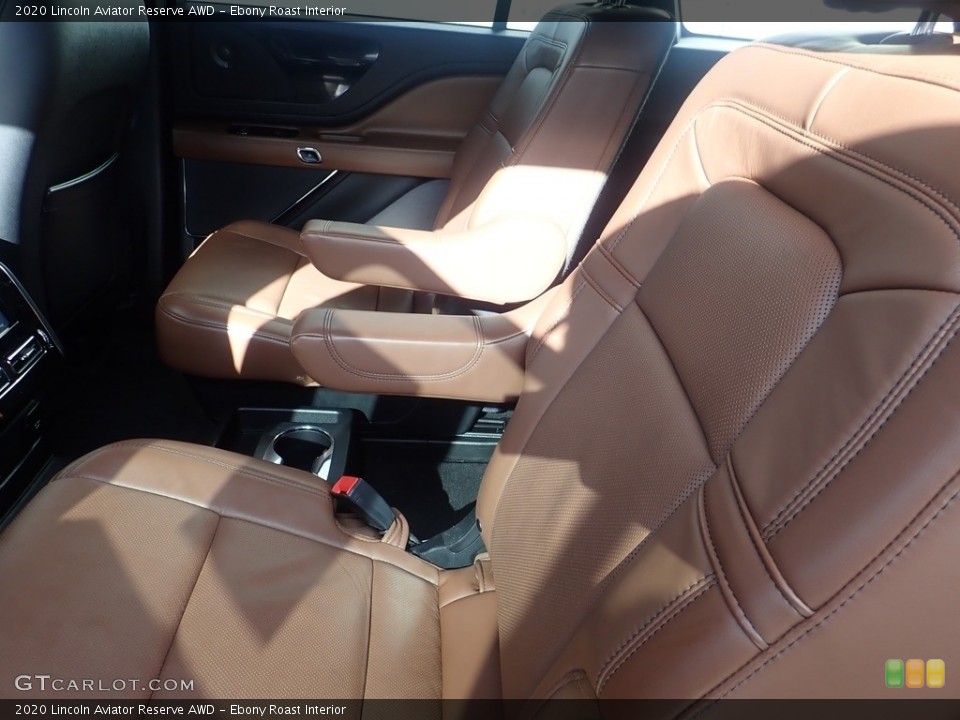 Ebony Roast Interior Rear Seat for the 2020 Lincoln Aviator Reserve AWD #144923025