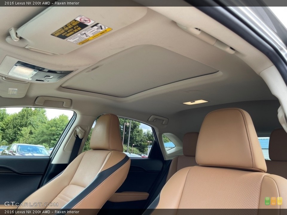 Flaxen Interior Sunroof for the 2016 Lexus NX 200t AWD #144923034