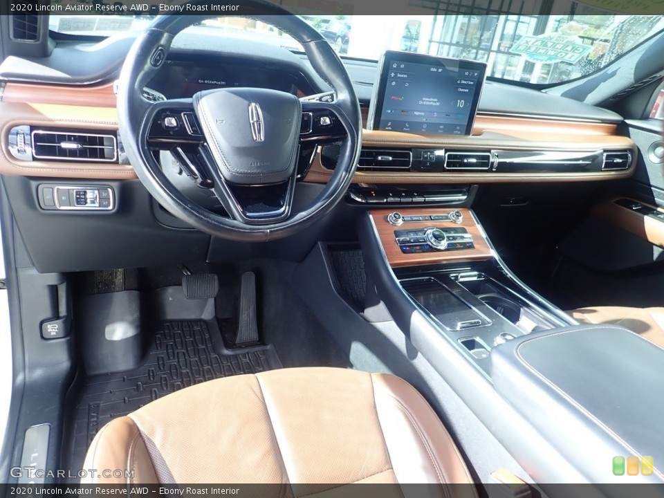 Ebony Roast Interior Photo for the 2020 Lincoln Aviator Reserve AWD #144923046