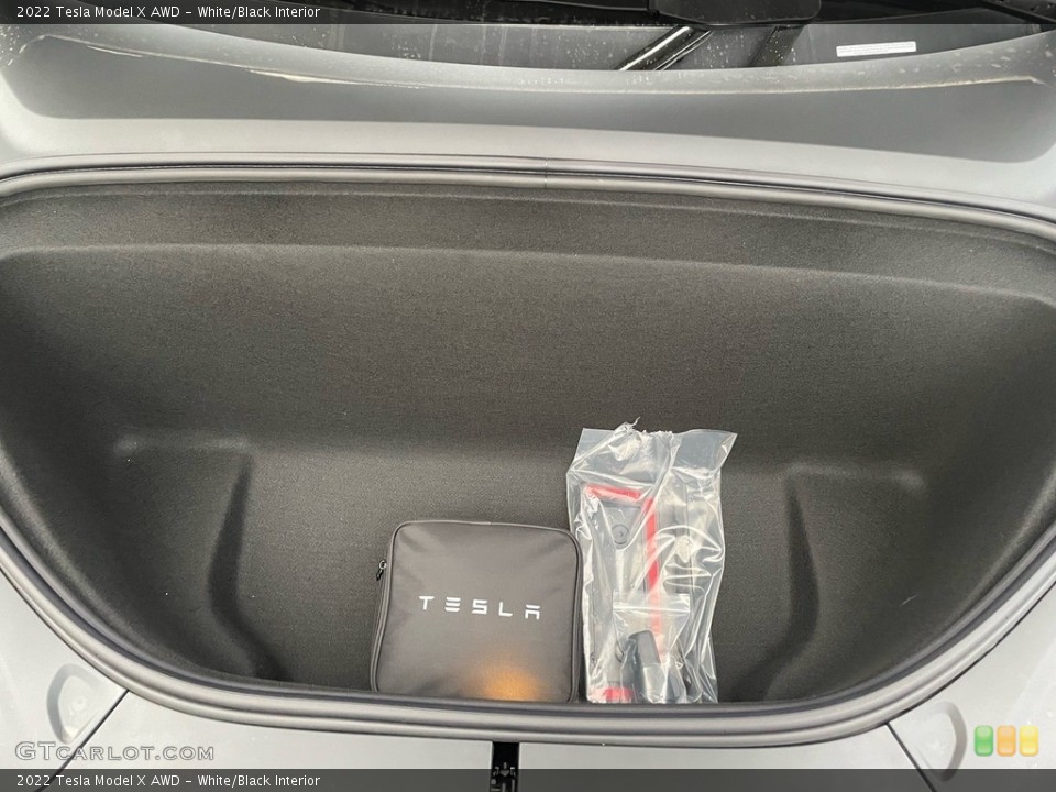 White/Black Interior Trunk for the 2022 Tesla Model X AWD #144925200