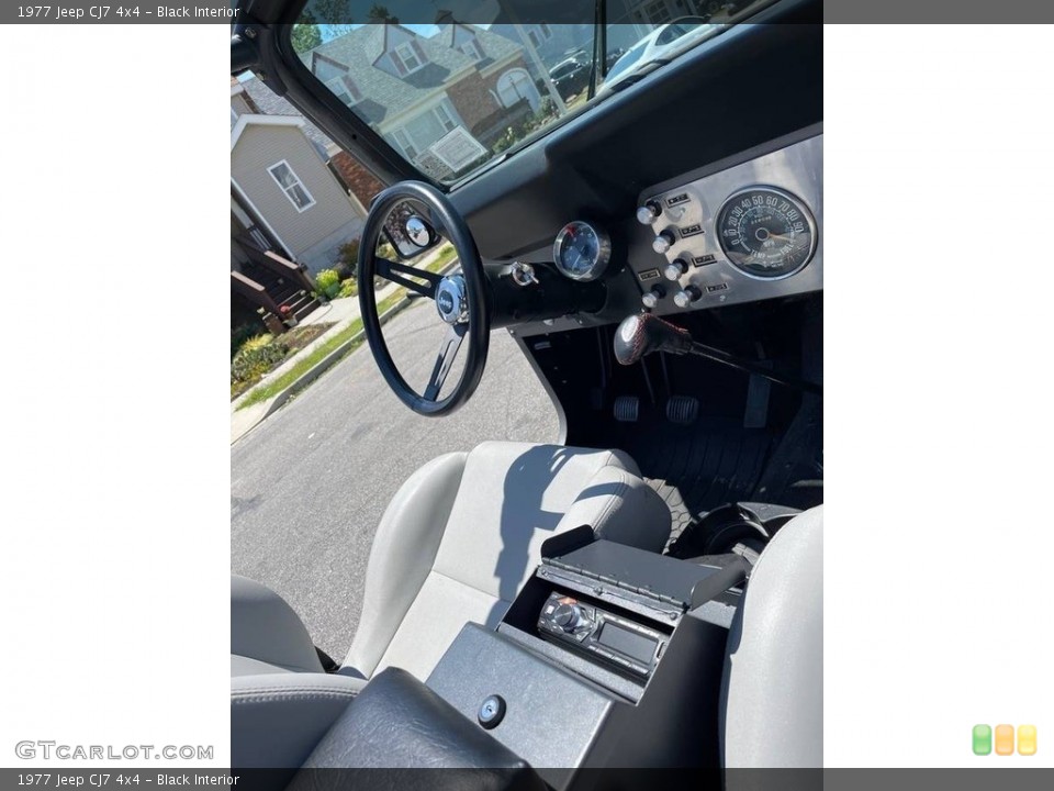 Black Interior Dashboard for the 1977 Jeep CJ7 4x4 #144925215