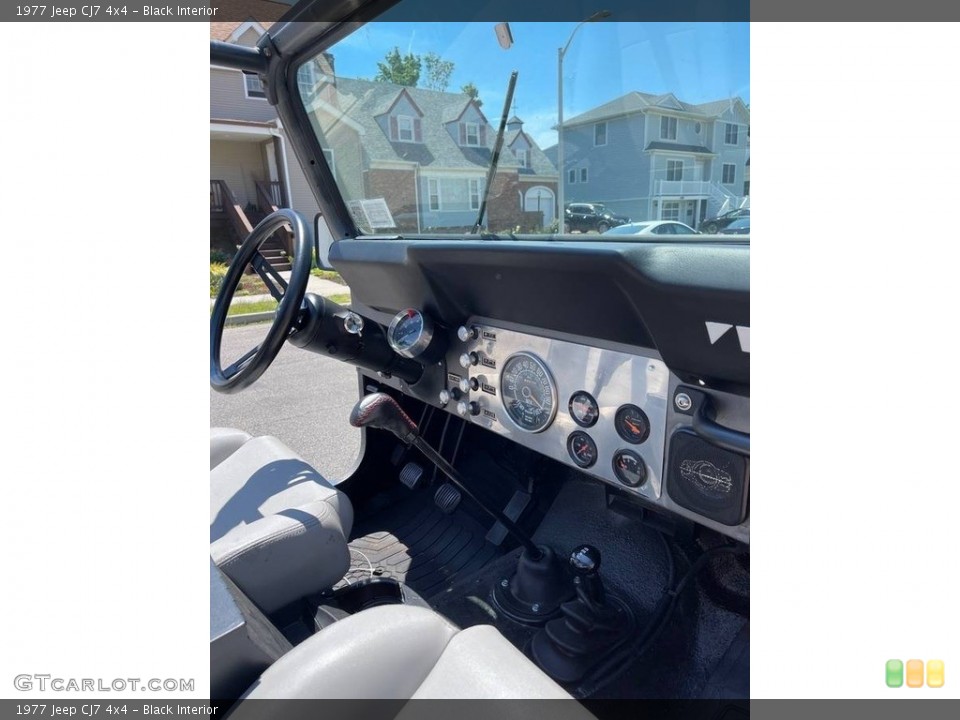 Black Interior Photo for the 1977 Jeep CJ7 4x4 #144925221