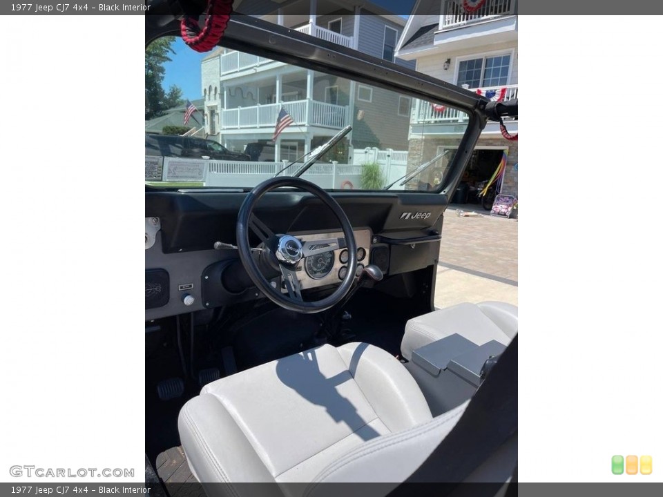 Black Interior Photo for the 1977 Jeep CJ7 4x4 #144925293