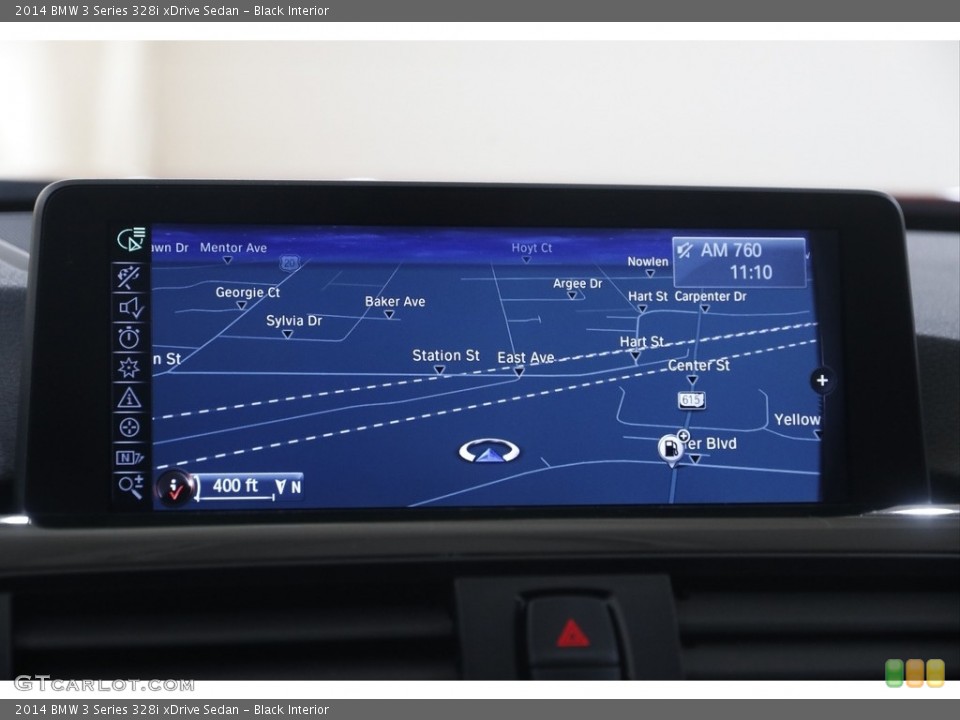 Black Interior Navigation for the 2014 BMW 3 Series 328i xDrive Sedan #144925578