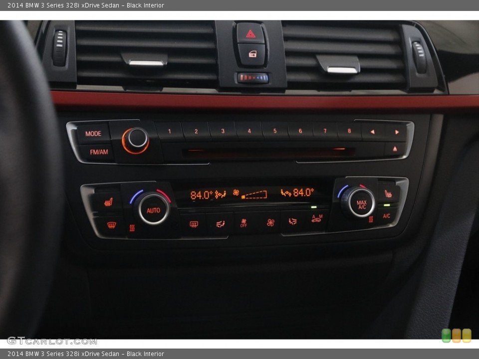 Black Interior Controls for the 2014 BMW 3 Series 328i xDrive Sedan #144925590